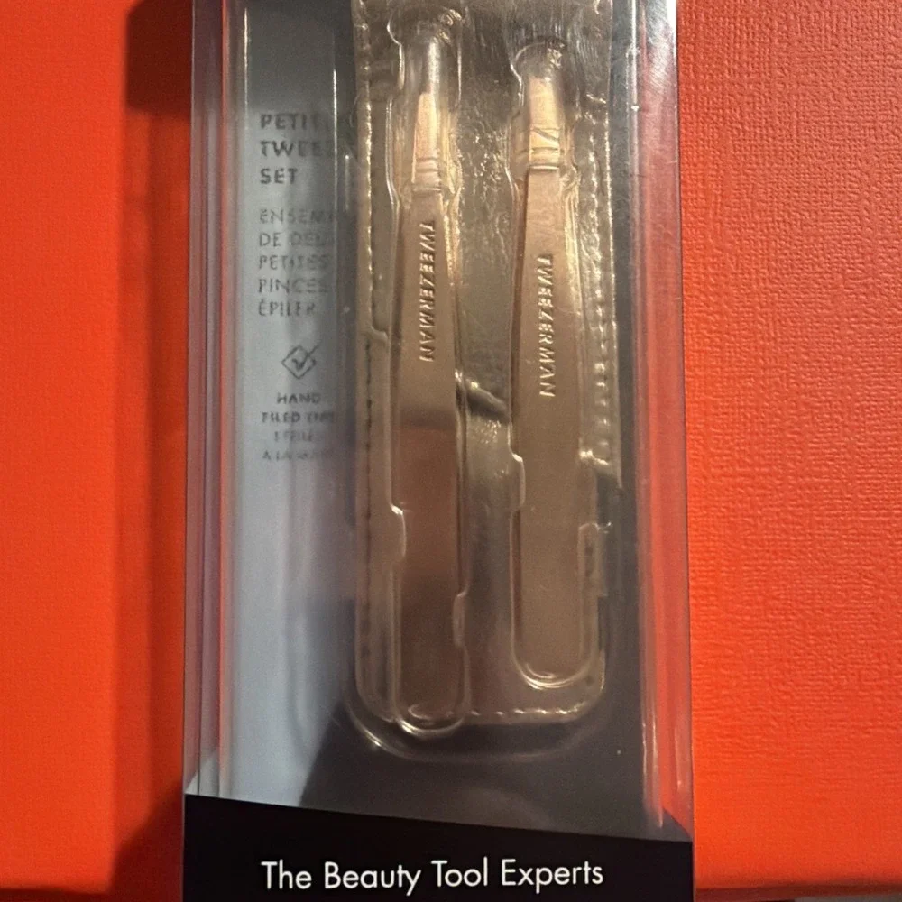 Tweezerman Petite Tweezer Set Rose Gold 4048-RSGR New in Box Sealed